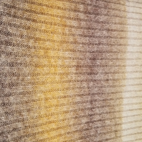 💕HEARTLOOM💕 Marina Dress Tan Ombre Striped Midi Dress Sweater Dress XS - Picture 14 of 16